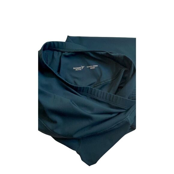 Old Navy Maternity athletic teal leggings size S - Picture 6 of 7